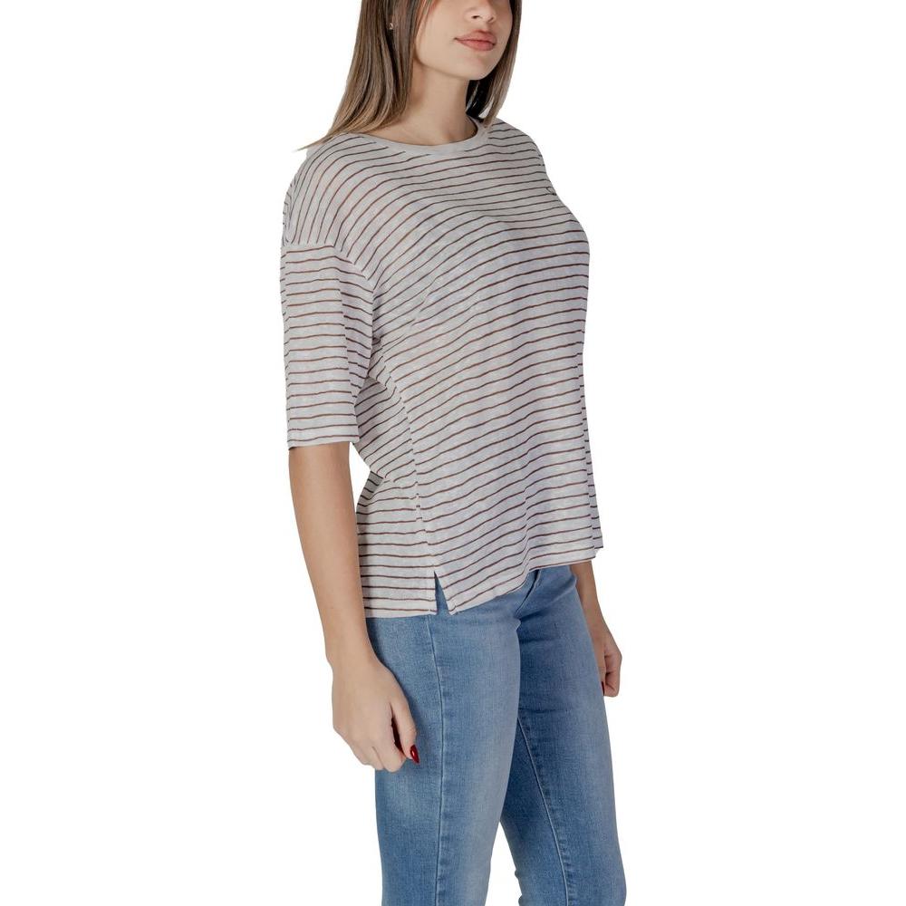 B.Young Brown Polyester Tops & T-Shirt B.Young Dark Gray