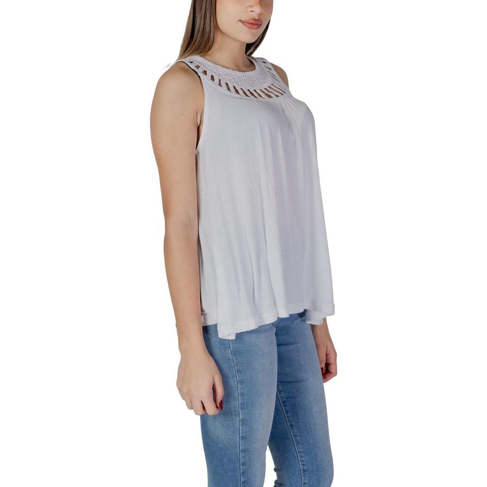 B.Young White Viscose Tops & T-Shirt B.Young Dark Gray