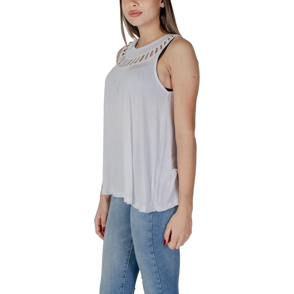 B.Young White Viscose Tops & T-Shirt B.Young Dark Gray
