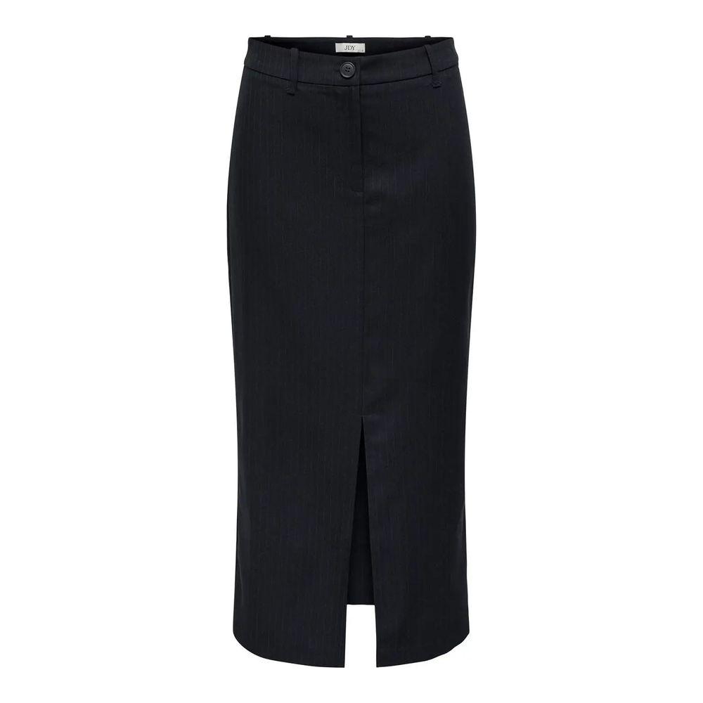 Jacqueline De Yong Gray Polyester Skirt Jacqueline De Yong Black