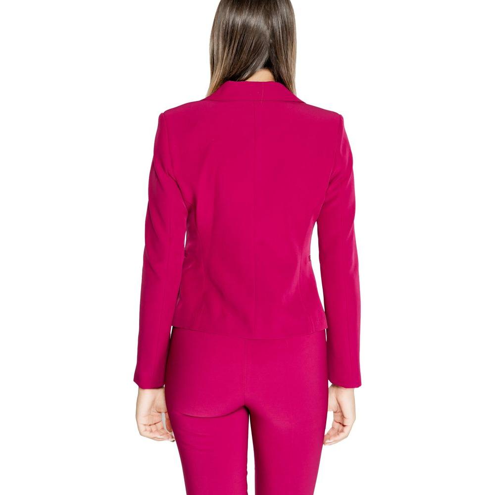 Rinascimento Bordeaux Polyester Suits & Blazer Rinascimento Maroon