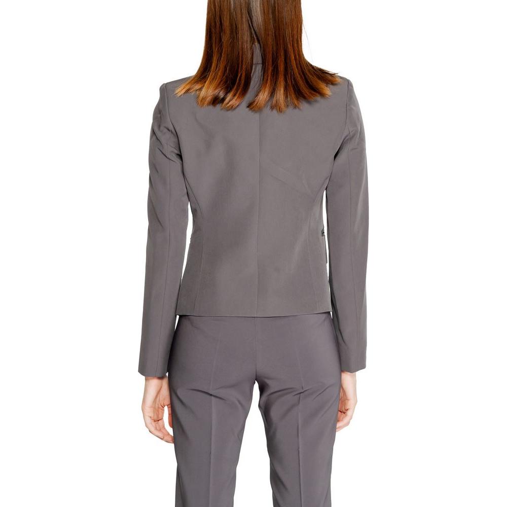 Rinascimento Gray Polyester Suits & Blazer Rinascimento Dim Gray