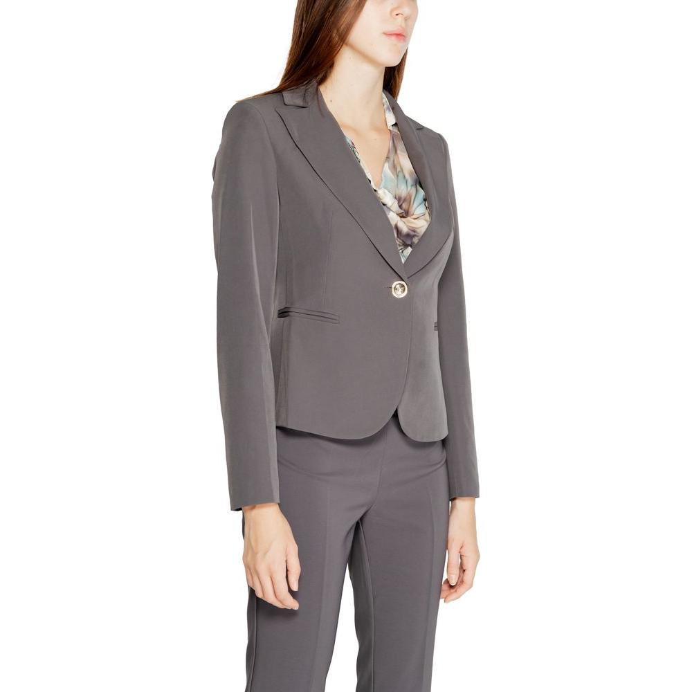 Rinascimento Gray Polyester Suits & Blazer Rinascimento Dim Gray