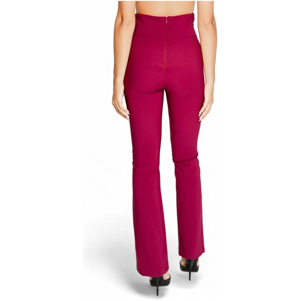 Rinascimento Bordeaux Polyester Jeans & Pant Rinascimento Light Gray