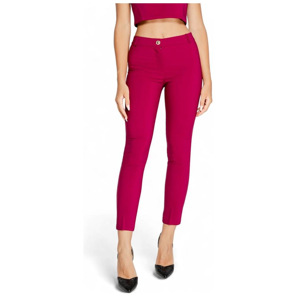 Rinascimento Bordeaux Polyester Jeans & Pant Rinascimento Brown
