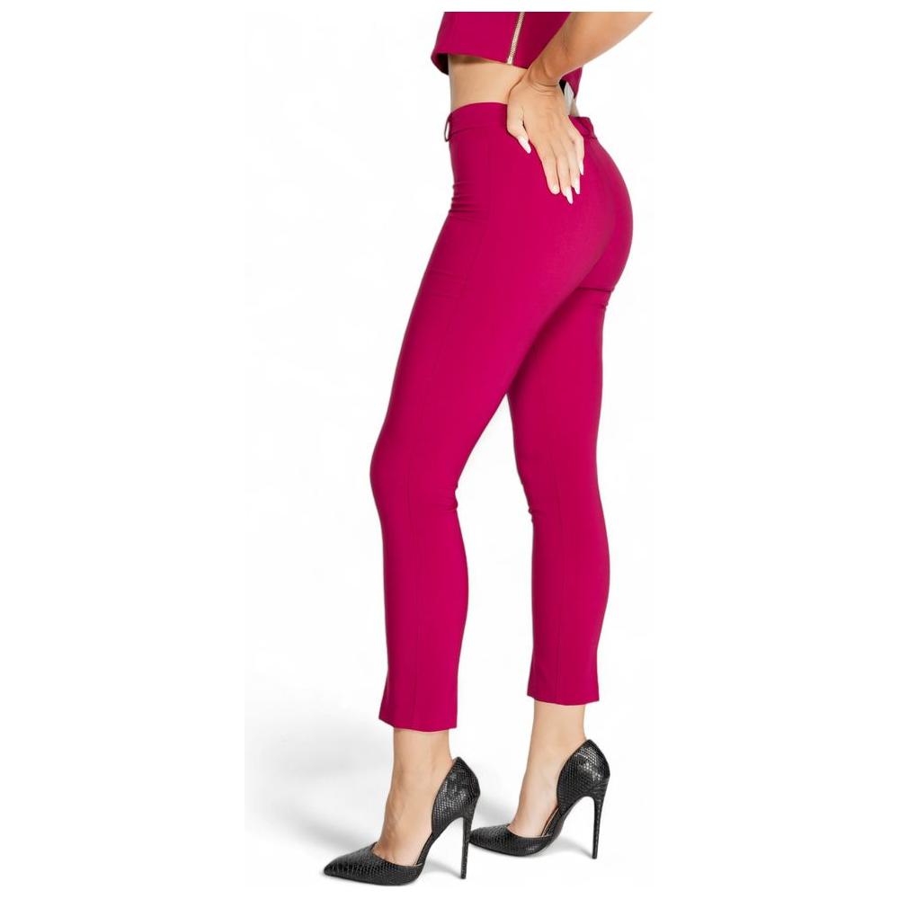 Rinascimento Bordeaux Polyester Jeans & Pant Rinascimento Light Gray