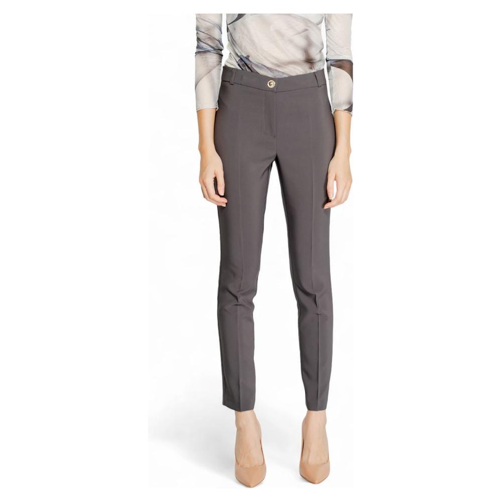 Rinascimento Gray Polyester Jeans & Pant Rinascimento Dim Gray