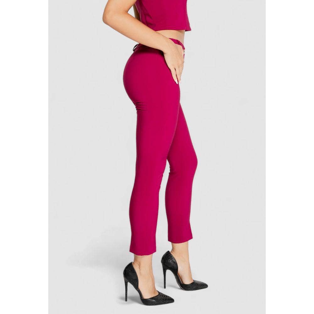 Rinascimento Bordeaux Polyester Jeans & Pant Rinascimento Light Gray