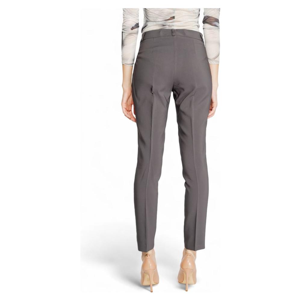 Rinascimento Gray Polyester Jeans & Pant Rinascimento Dim Gray