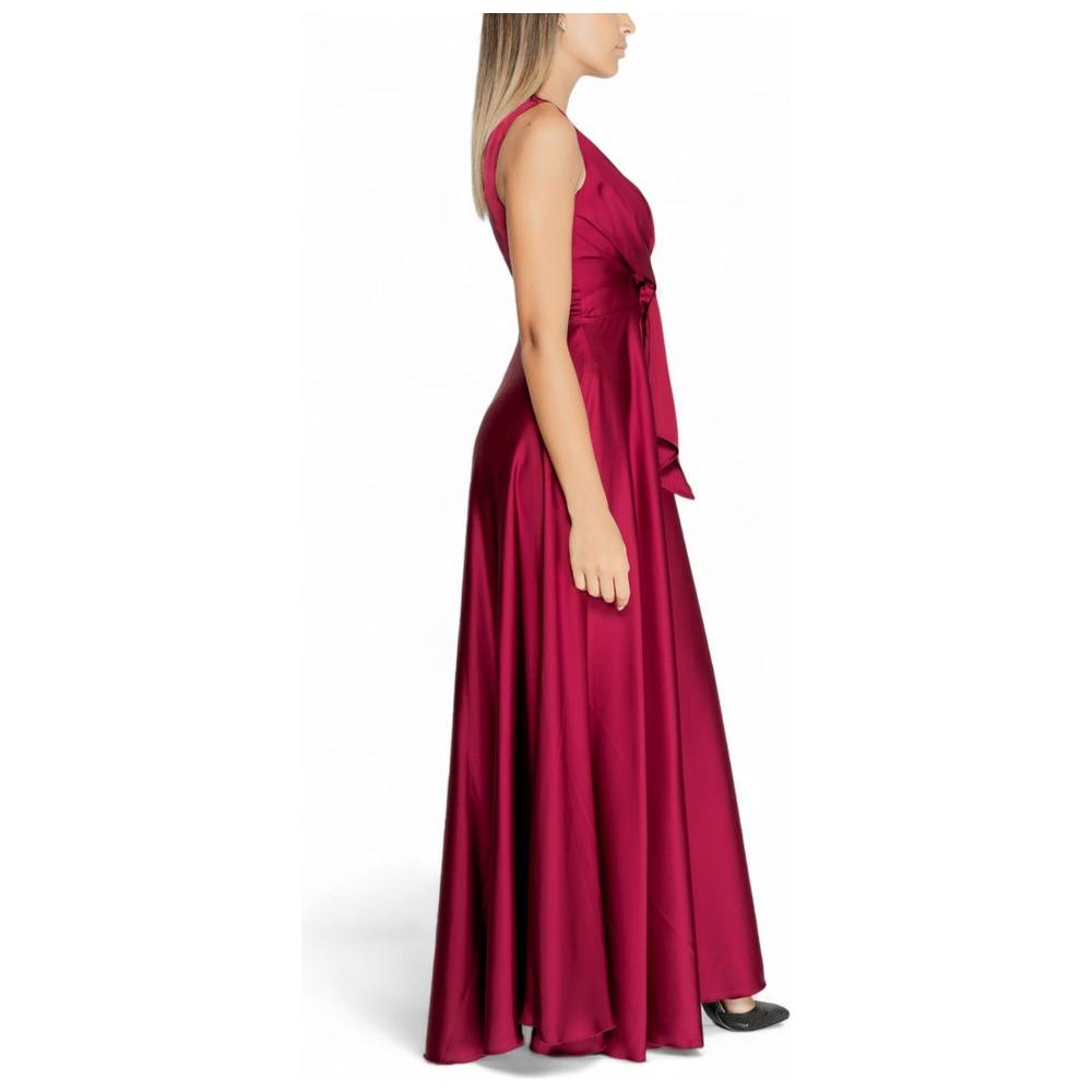 Rinascimento Bordeaux Polyester Dress Rinascimento Brown