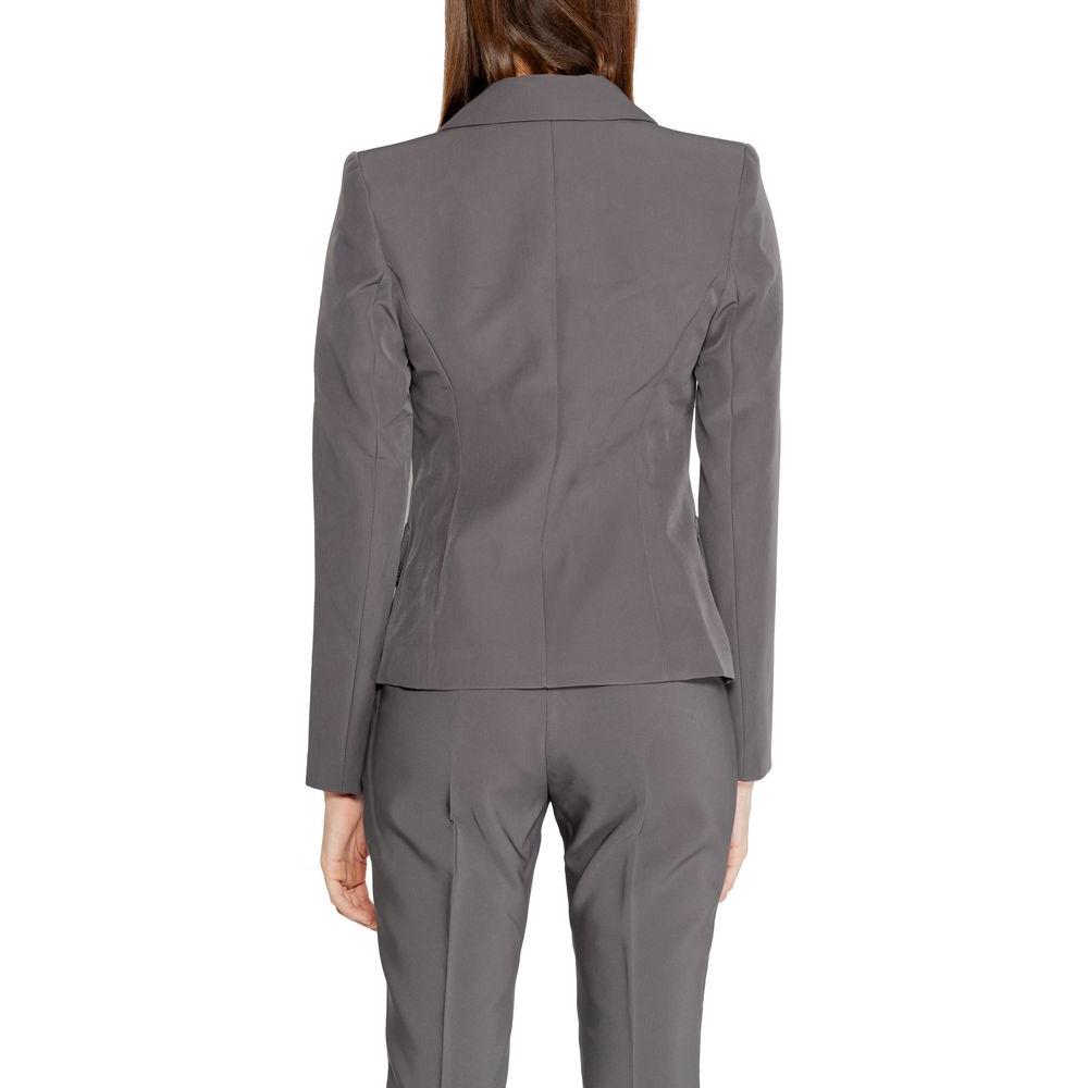 Rinascimento Gray Polyester Suits & Blazer Rinascimento Dim Gray