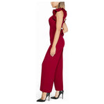 Rinascimento Bordeaux Polyester Jumpsuit RI-14931300129-XL