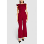Rinascimento Bordeaux Polyester Jumpsuit RI-14931300129-XL