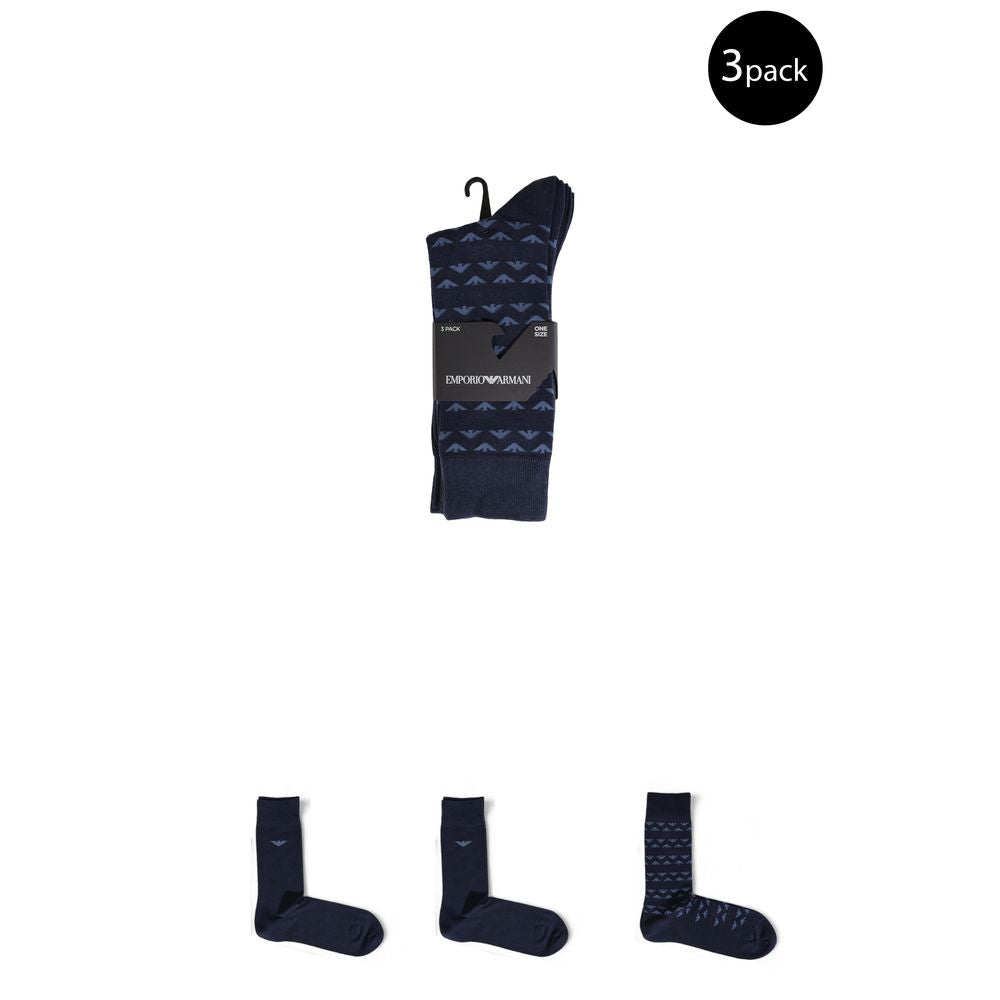 Emporio Armani Underwear Emporio Armani Underwear Blue Cotton Sock EM-15167100010-ONE SIZE 1728,71956299936,Accessories,Blue,Emporio Armani Underwear,Men,Men - Accessories,New with tags,One Size,Socks - Men - Accessories