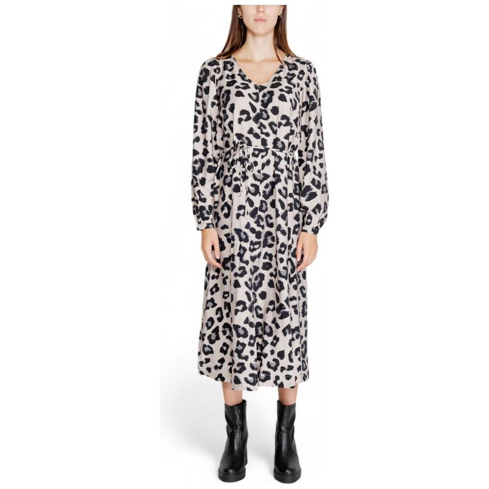 Jacqueline De Yong Gray Viscose Long JA-15195400137-IT40|S