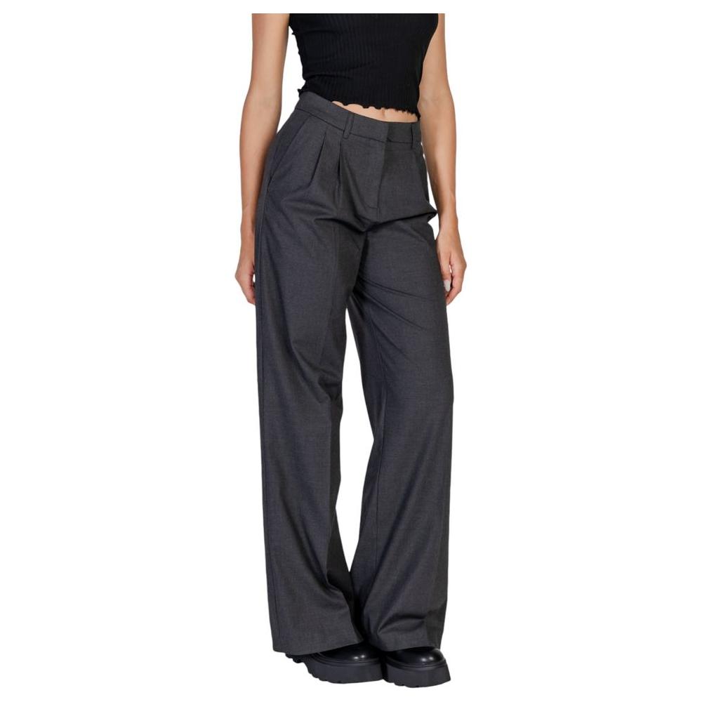 Morgan De Toi Gray Polyester Jeans & Pant Morgan De Toi Dark Slate Gray