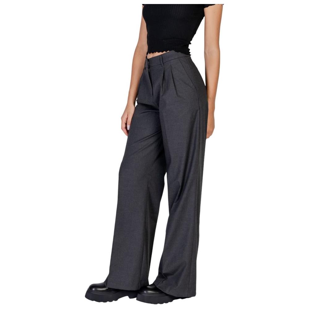 Morgan De Toi Gray Polyester Jeans & Pant Morgan De Toi Dark Slate Gray