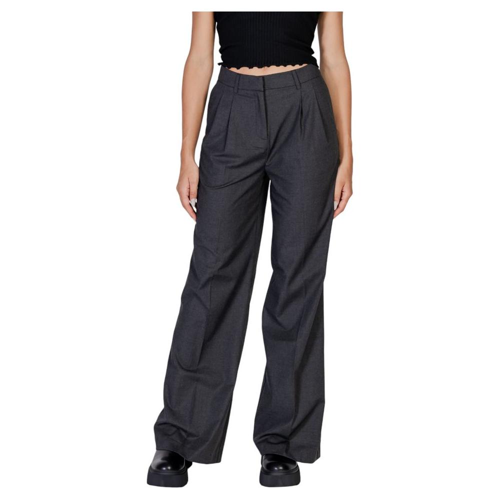 Morgan De Toi Gray Polyester Jeans & Pant Morgan De Toi Dark Slate Gray