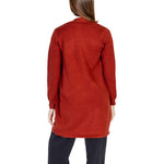 Vero Moda Vero Moda Red Viscose Cardigan VE-15560002212-IT38|XS 1728,71956299936,Cardigans - Women - Clothing,Clothing,IT38|XS,IT40|S,IT42|M,IT44|L,New with tags,Red,Vero Moda,Women,Women - Clothing