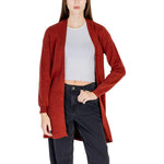 Vero Moda Vero Moda Red Viscose Cardigan VE-15560002212-IT38|XS 1728,71956299936,Cardigans - Women - Clothing,Clothing,IT38|XS,IT40|S,IT42|M,IT44|L,New with tags,Red,Vero Moda,Women,Women - Clothing
