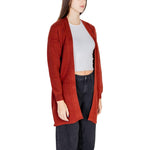 Vero Moda Vero Moda Red Viscose Cardigan VE-15560002212-IT38|XS 1728,71956299936,Cardigans - Women - Clothing,Clothing,IT38|XS,IT40|S,IT42|M,IT44|L,New with tags,Red,Vero Moda,Women,Women - Clothing