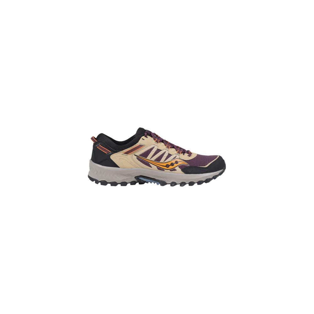 Saucony Purple Nubuc Leather Sneaker Saucony Dark Gray