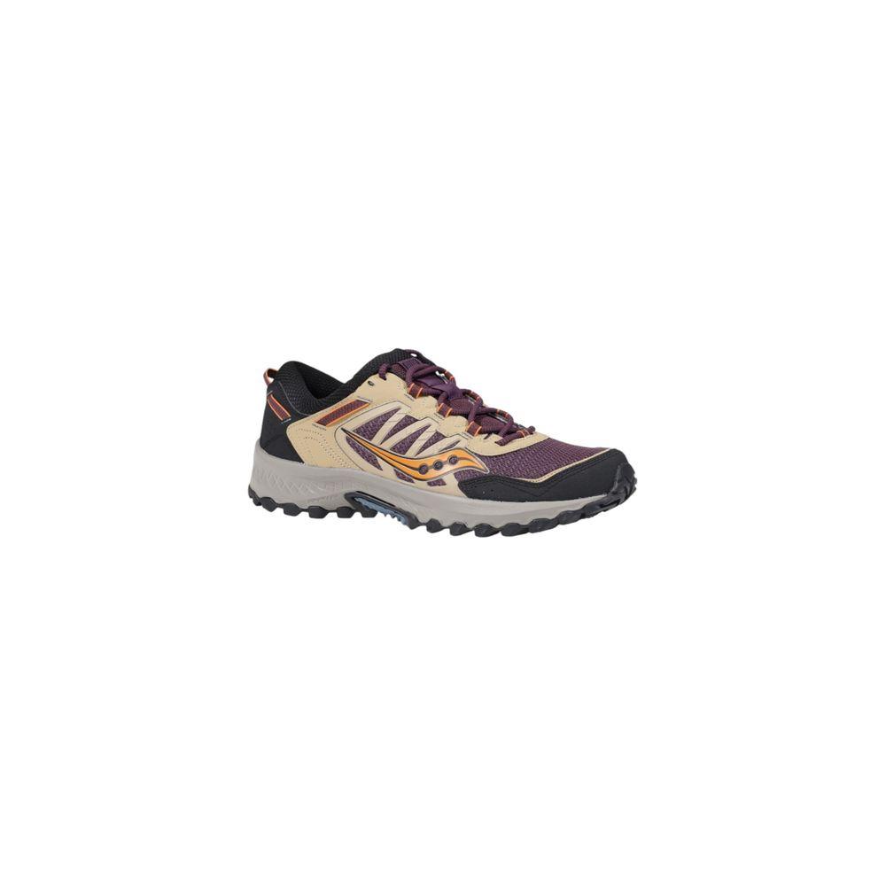 Saucony Purple Nubuc Leather Sneaker Saucony Dark Gray