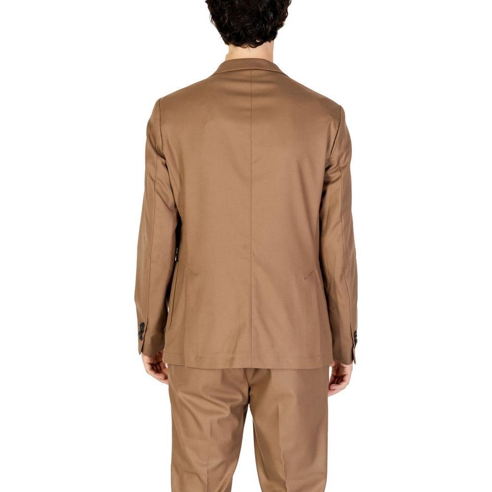 Hamaki-Ho Beige Polyester Blazer HA-15670200309-IT48 | M