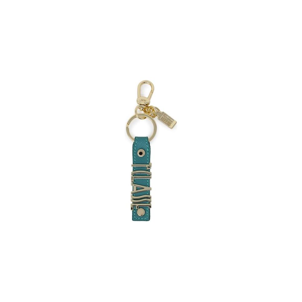 Alviero Martini Prima Classe Green Leather Keychain Alviero Martini Prima Classe Gray