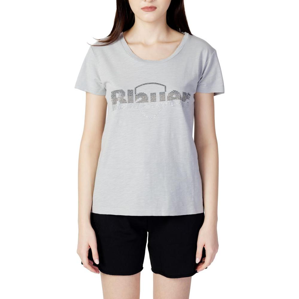 Blauer Gray Cotton Tops & T-Shirt Blauer Gray