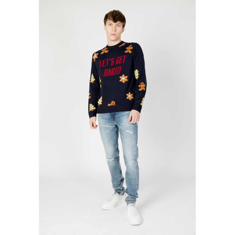 Only & Sons Blue Marabou Sweatshirt Only & Sons