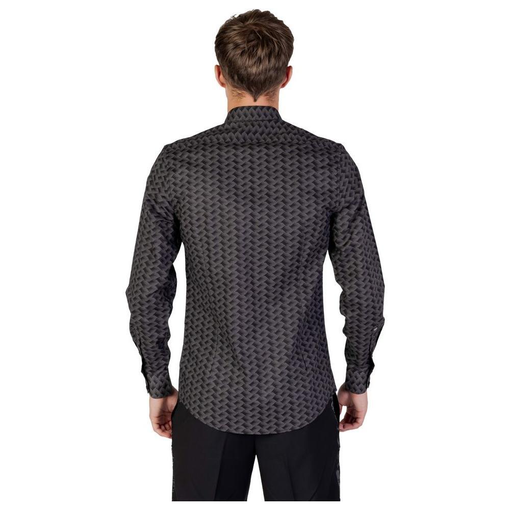 Antony Morato Gray Cotton Shirt AN-11851100136-IT44 | XS