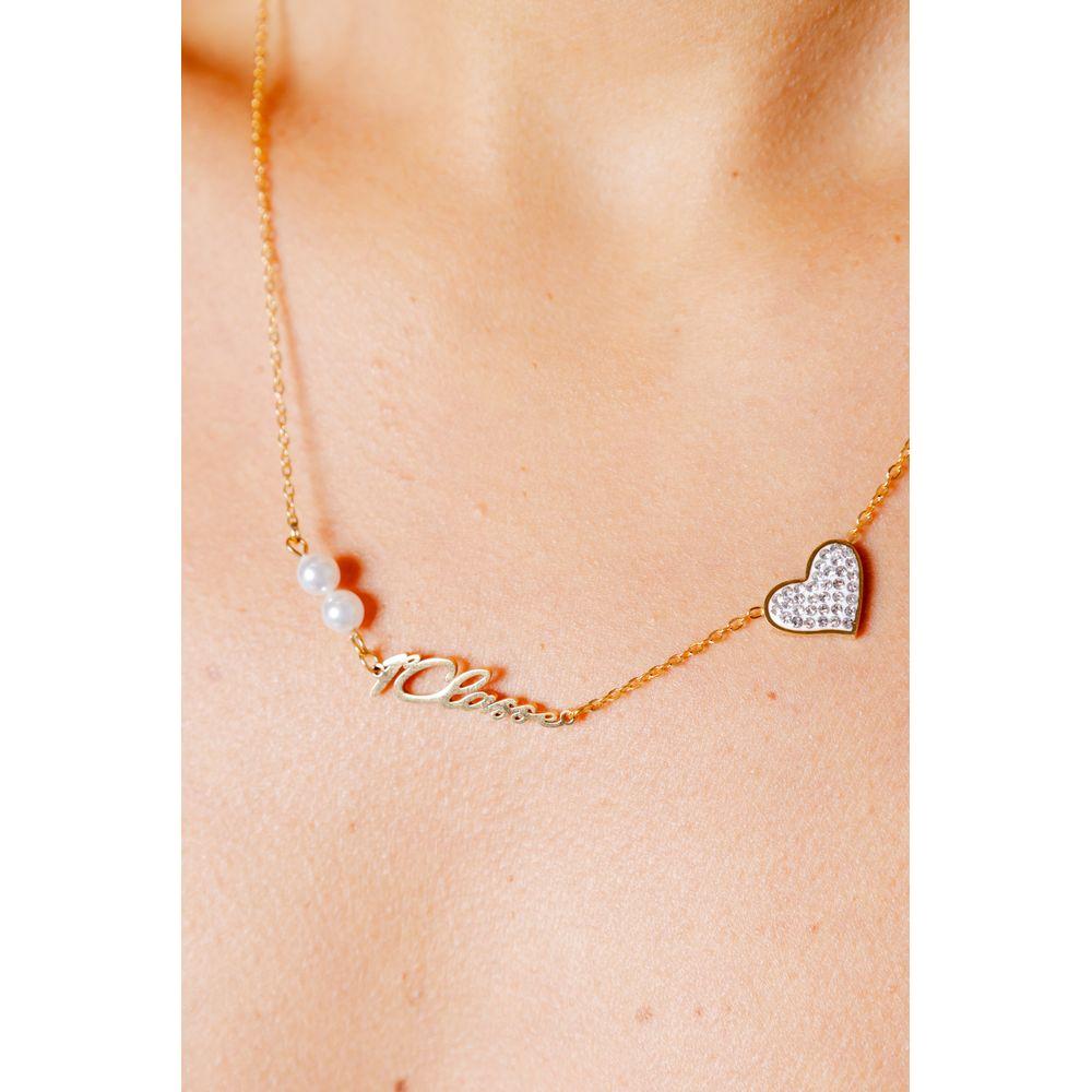 Alviero Martini Prima Classe Gold Stainless Steel Necklace Alviero Martini Prima Classe Wheat