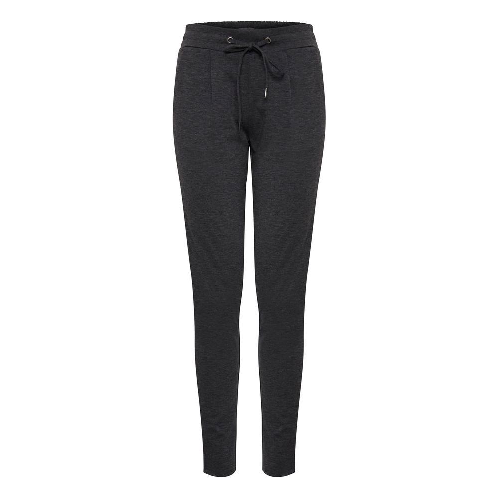 ICHI Gray Polyester Jeans & Pant ICHI Dark Slate Gray