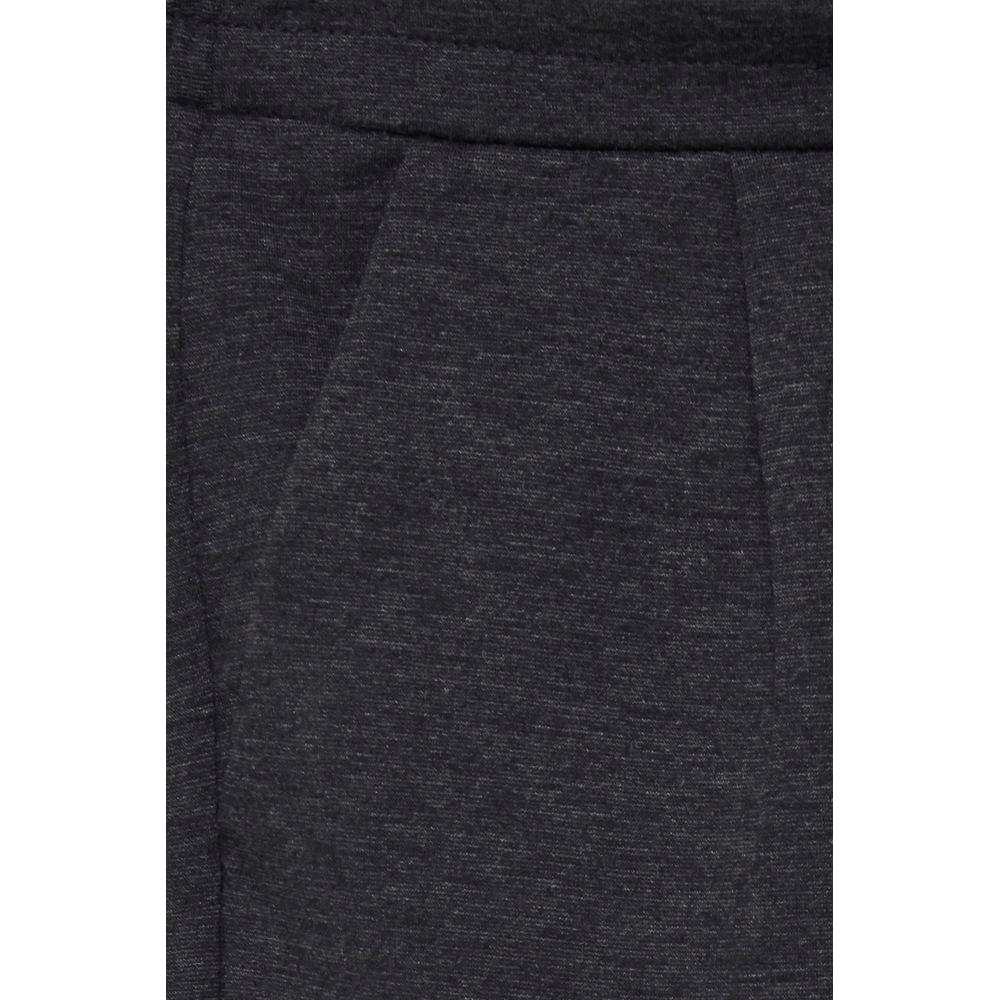 ICHI Gray Polyester Jeans & Pant ICHI Dark Slate Gray