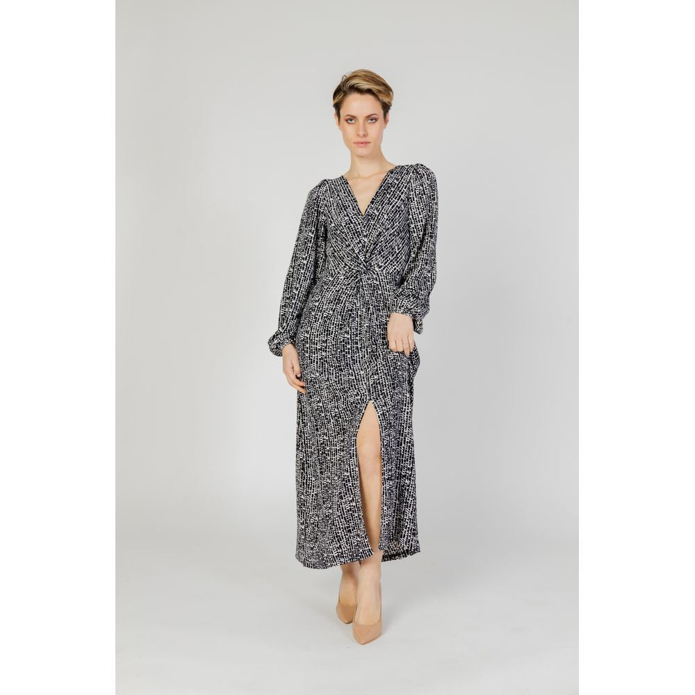 Jacqueline De Yong White Polyester Dress Jacqueline De Yong Light Gray