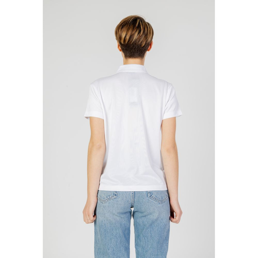 Blauer White Polyester Tops & T-Shirt Blauer Light Gray