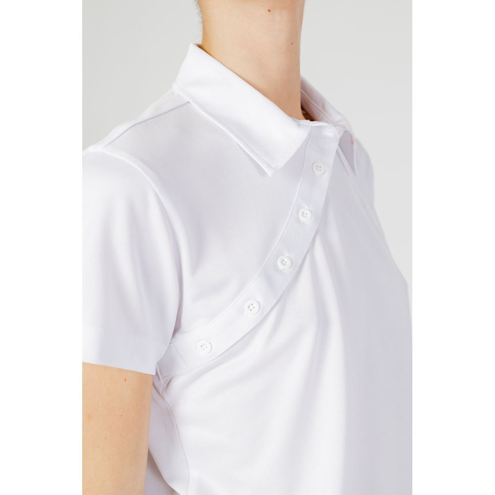 Blauer White Polyester Tops & T-Shirt Blauer Light Gray