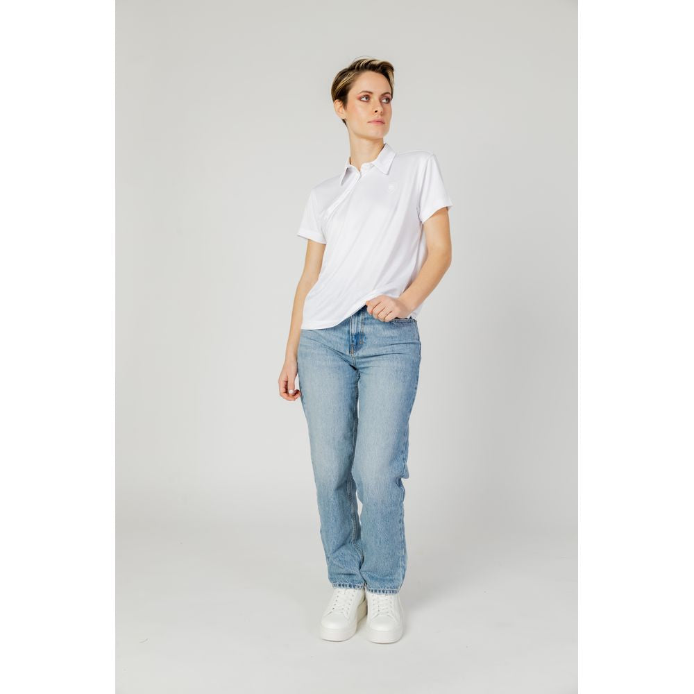 Blauer White Polyester Tops & T-Shirt Blauer Light Gray