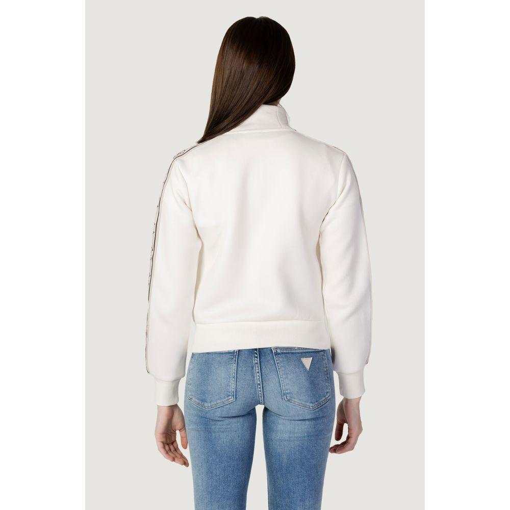 Guess Active White Cotton Sweater Guess Active Lavender