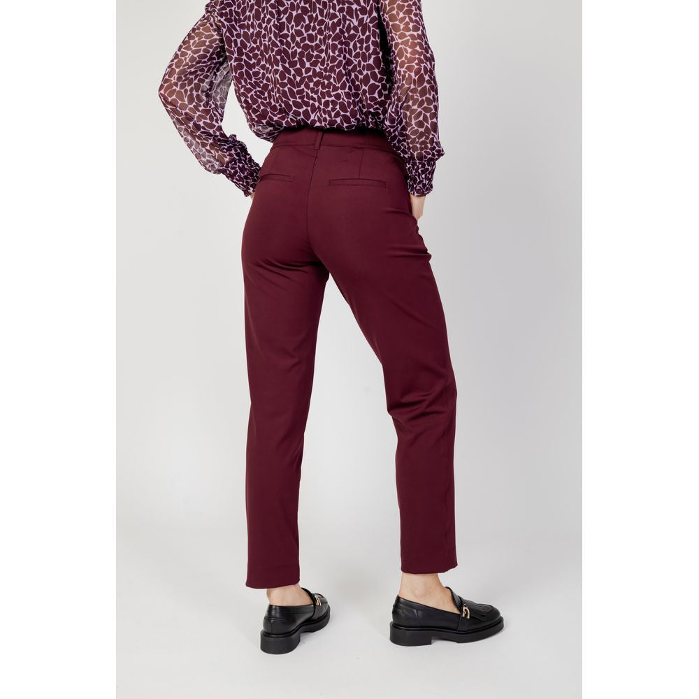 Street One Bordeaux Polyester Jeans & Pant Street One Dark Slate Gray