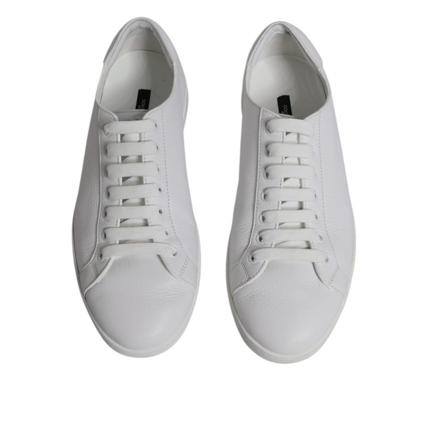 Dolce & Gabbana White Low Top Men Saint Tropez Sneakers Shoes MV7548-45