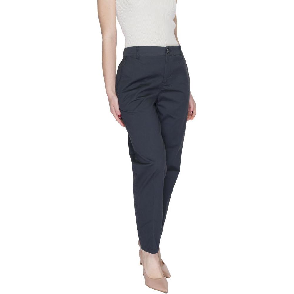 Street One Gray Cotton Jeans & Pant Street One Light Gray