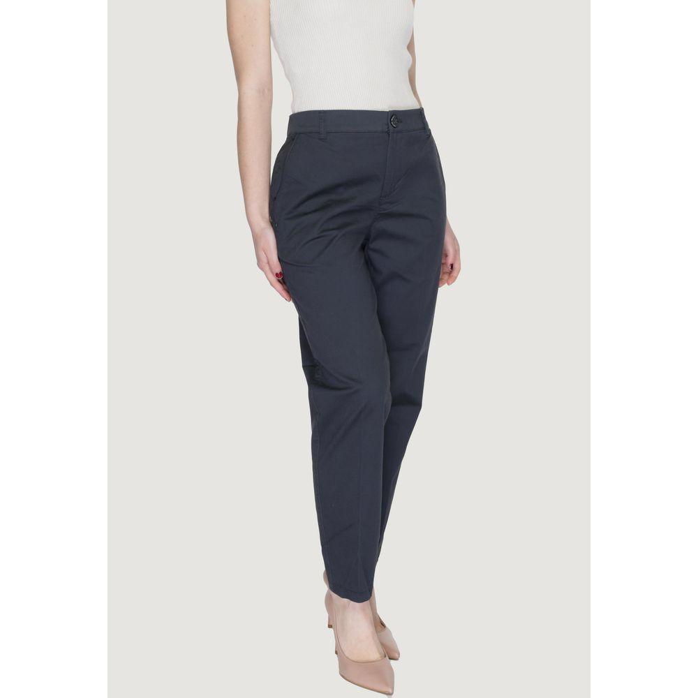 Street One Gray Cotton Jeans & Pant Street One Light Gray