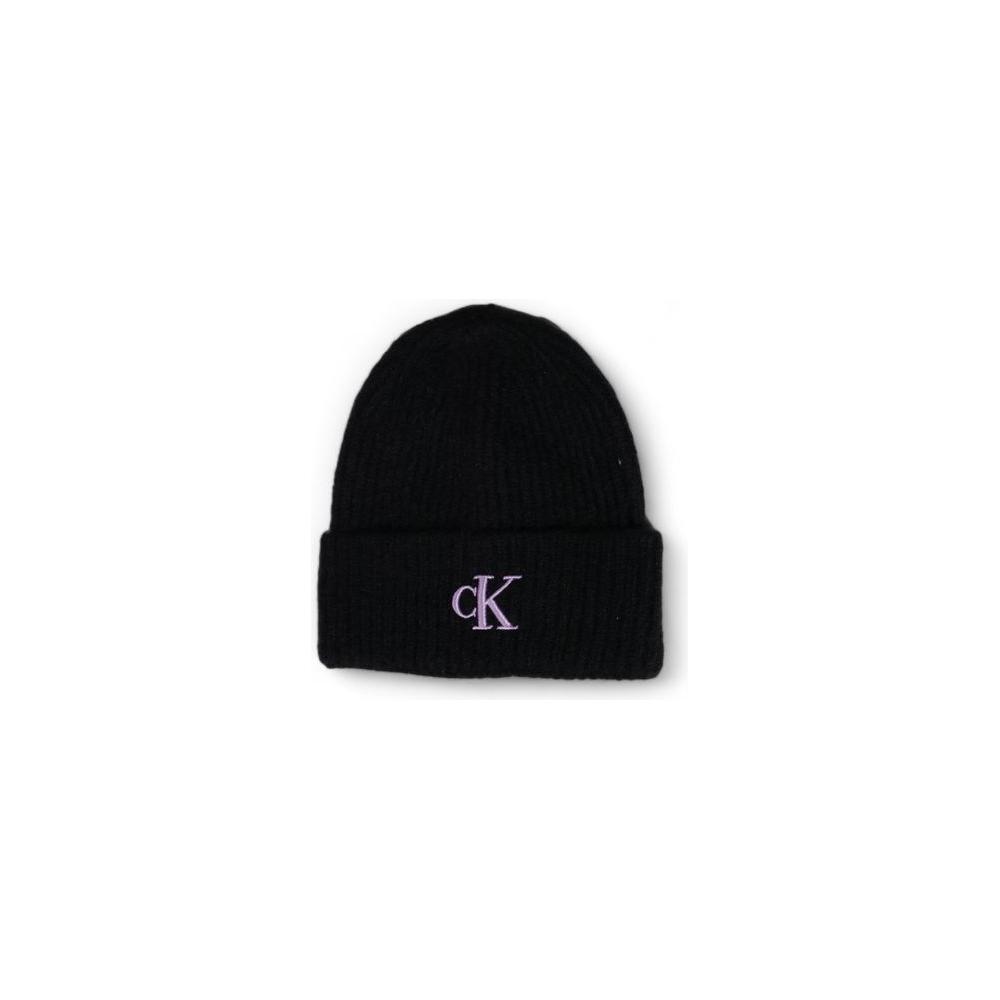Calvin Klein Purple Acrylic Hat Calvin Klein Light Gray
