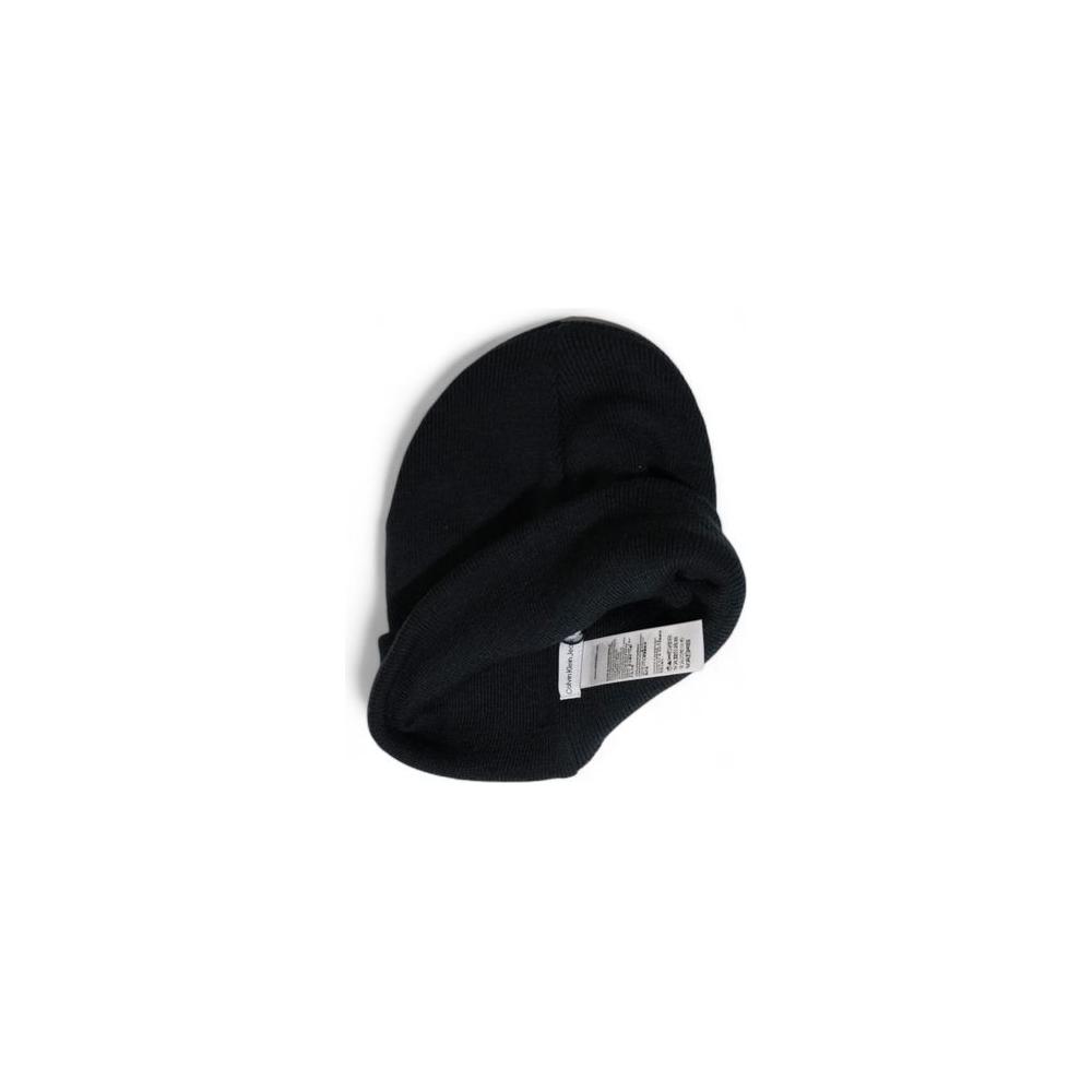 Calvin Klein Jeans Black Recycled Polyester Hat Calvin Klein Jeans Black