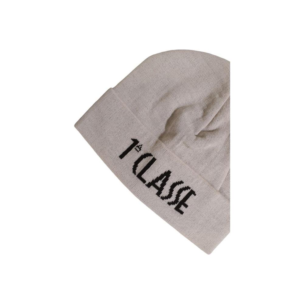 Alviero Martini Prima Classe Cream Wool Hat Alviero Martini Prima Classe Dark Gray
