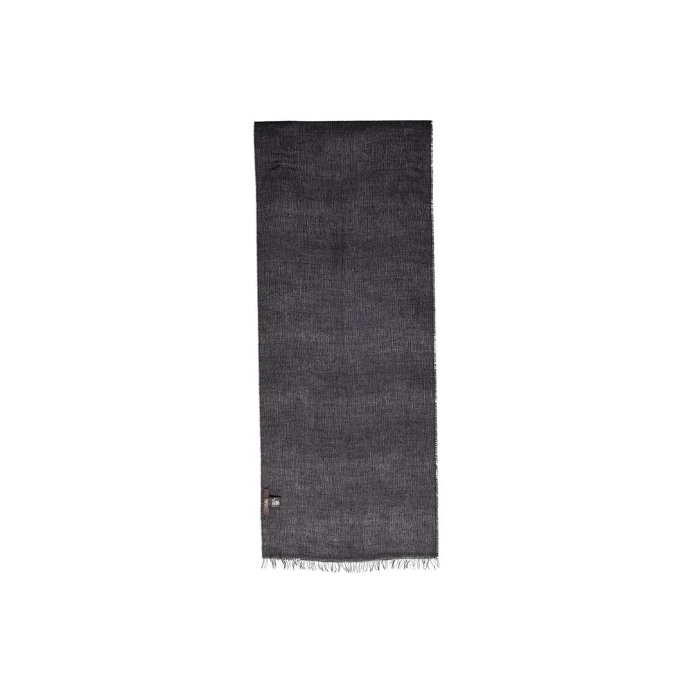 Alviero Martini Prima Classe Gray Polyacrylic Scarf Alviero Martini Prima Classe Dark Slate Gray