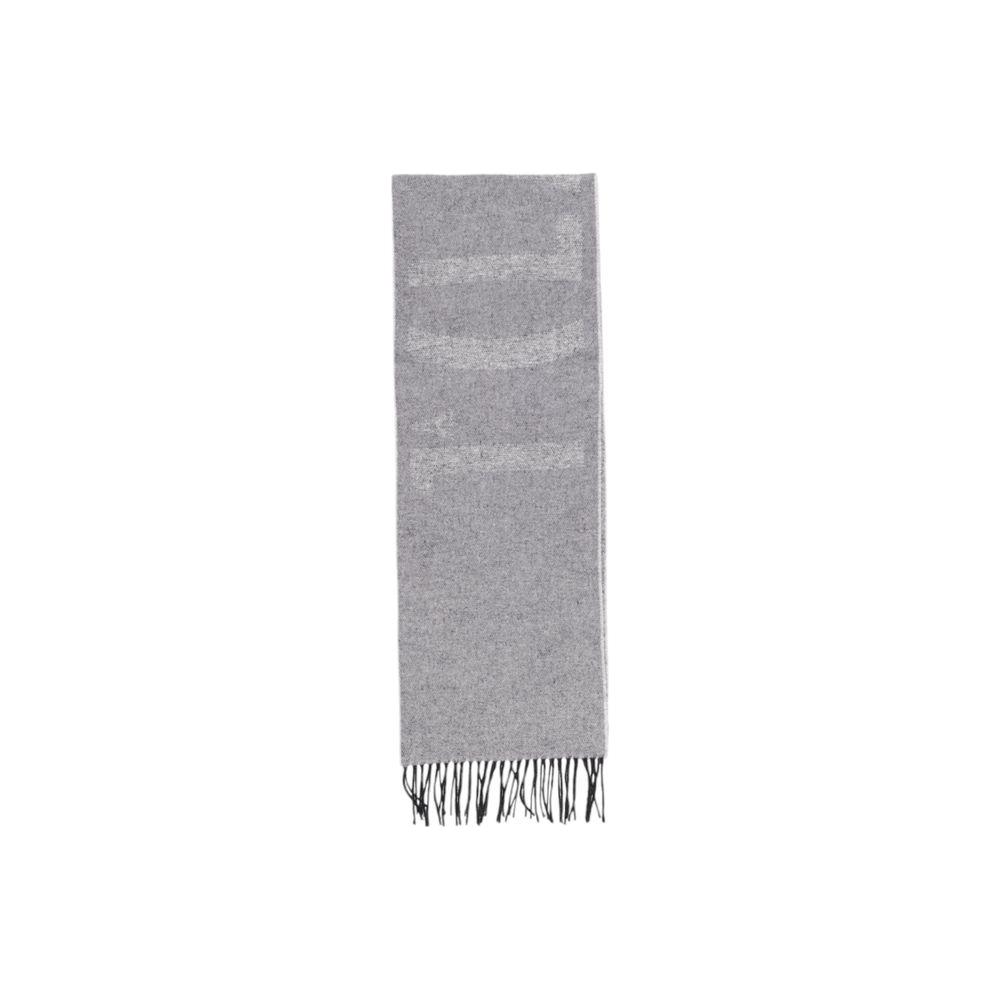 Alviero Martini Prima Classe Gray Cotton Scarf Alviero Martini Prima Classe Dark Gray