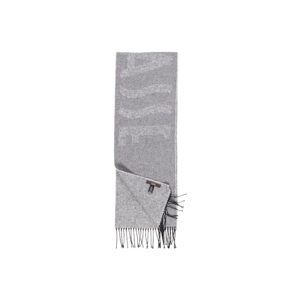 Alviero Martini Prima Classe Gray Cotton Scarf Alviero Martini Prima Classe Dark Gray